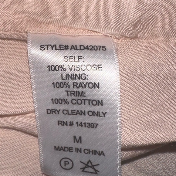 Astr The Label Pink Short Sleeve High Low Tie at the Waist Dress, Size M - Picture 10 of 10